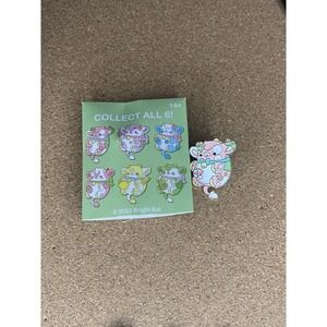 Bright Bat Design Garden Cow Nuggets Mystery Enamel‎ Pin - MUSHROOM